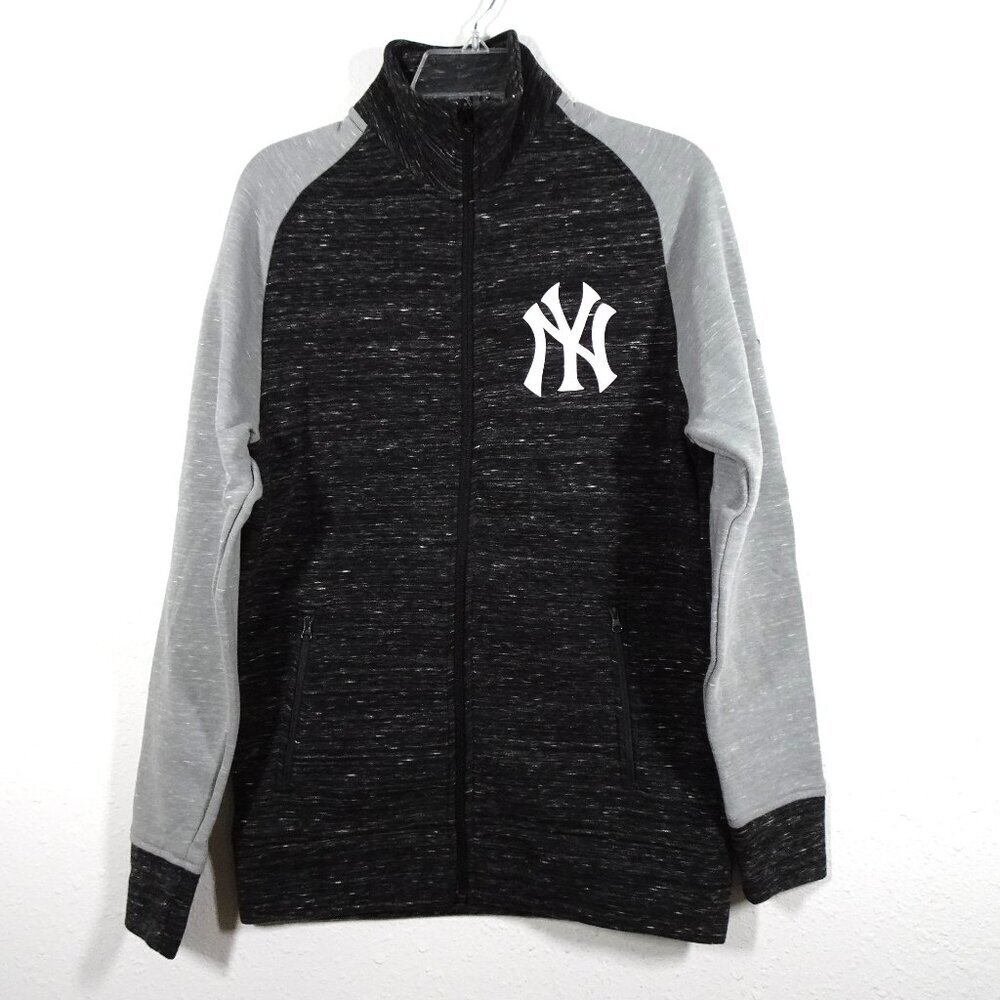 Fanatics New York Yankees Full-Zip Jacket Men's Size S Fan Apparel Gray